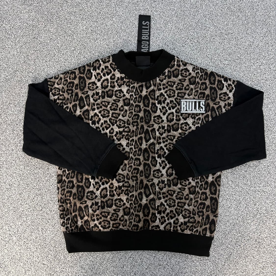 XS NBA 시카고불스 누빔 호피 맨투맨 0303J 상품이미지1
