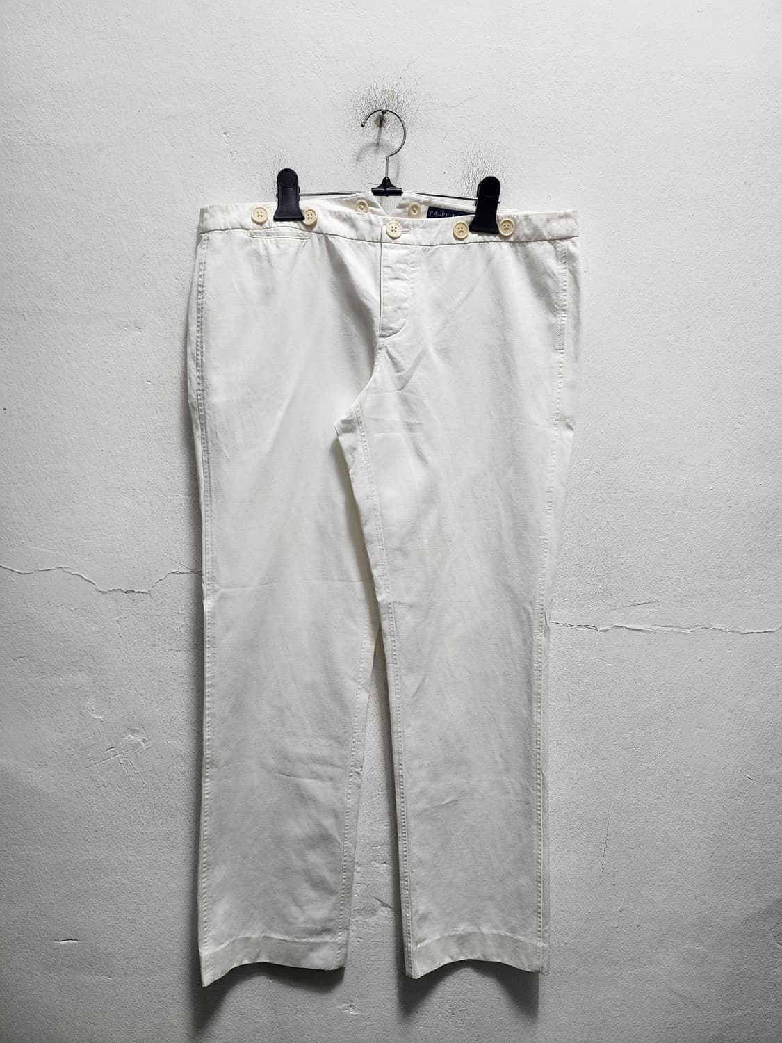 폴로랄프로렌 대장급 화이트 면바지 상품이미지1