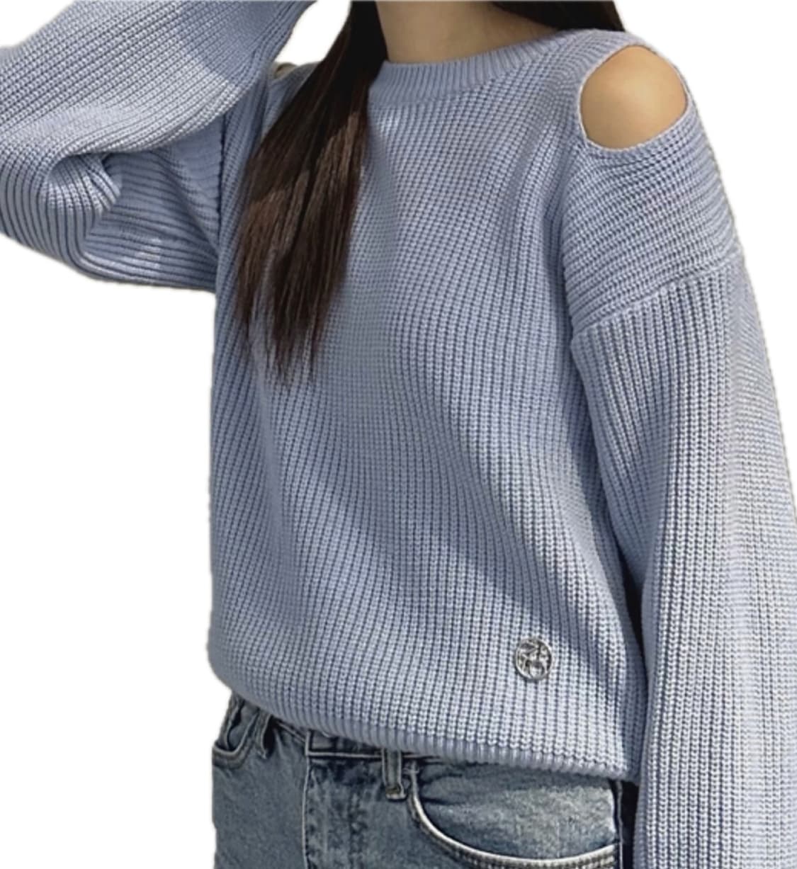 무신사 제로스트릿 오프숄더 니트 상품이미지1