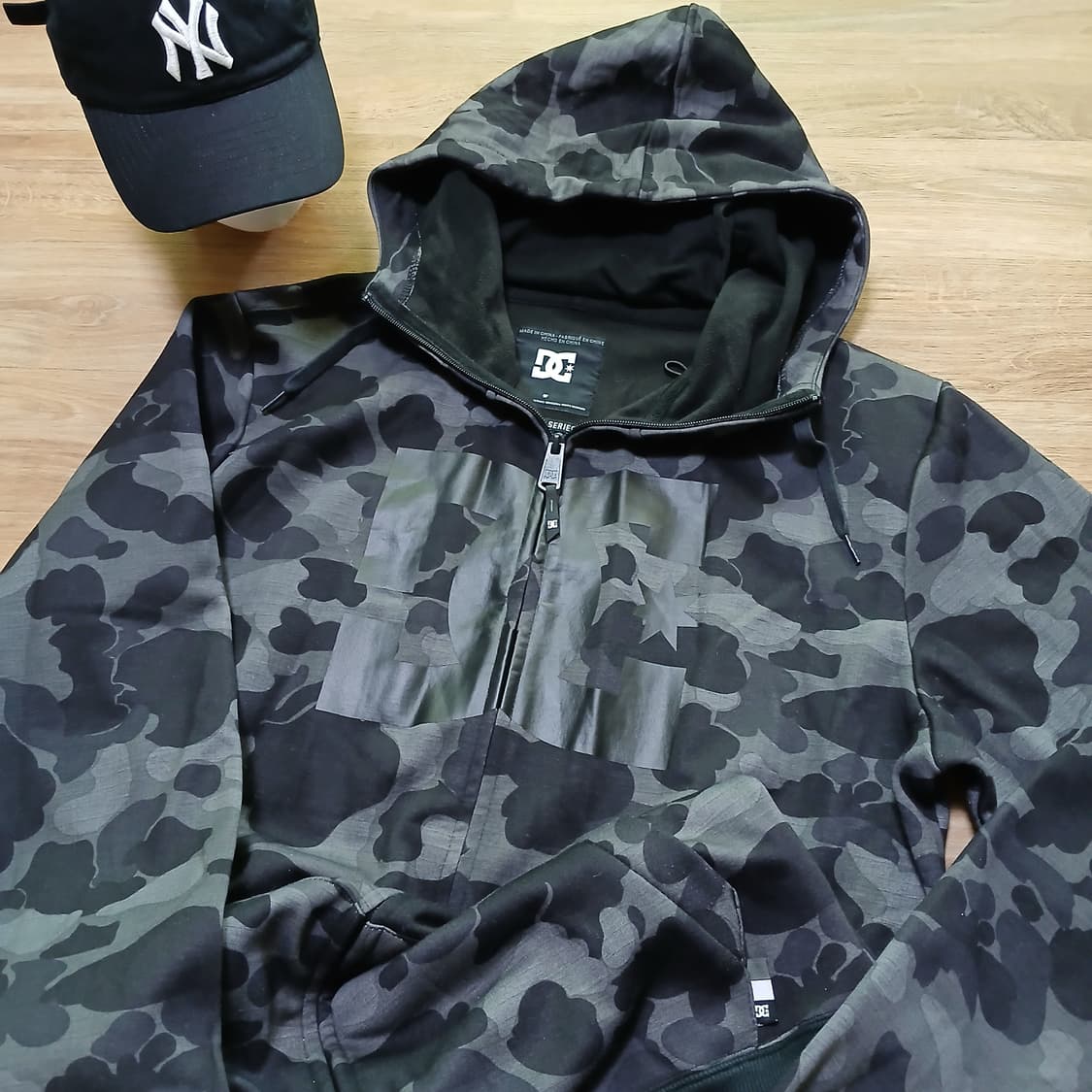 DC 디씨슈즈 카모 밀리터리 후드집업 후디 자켓 상품이미지1
