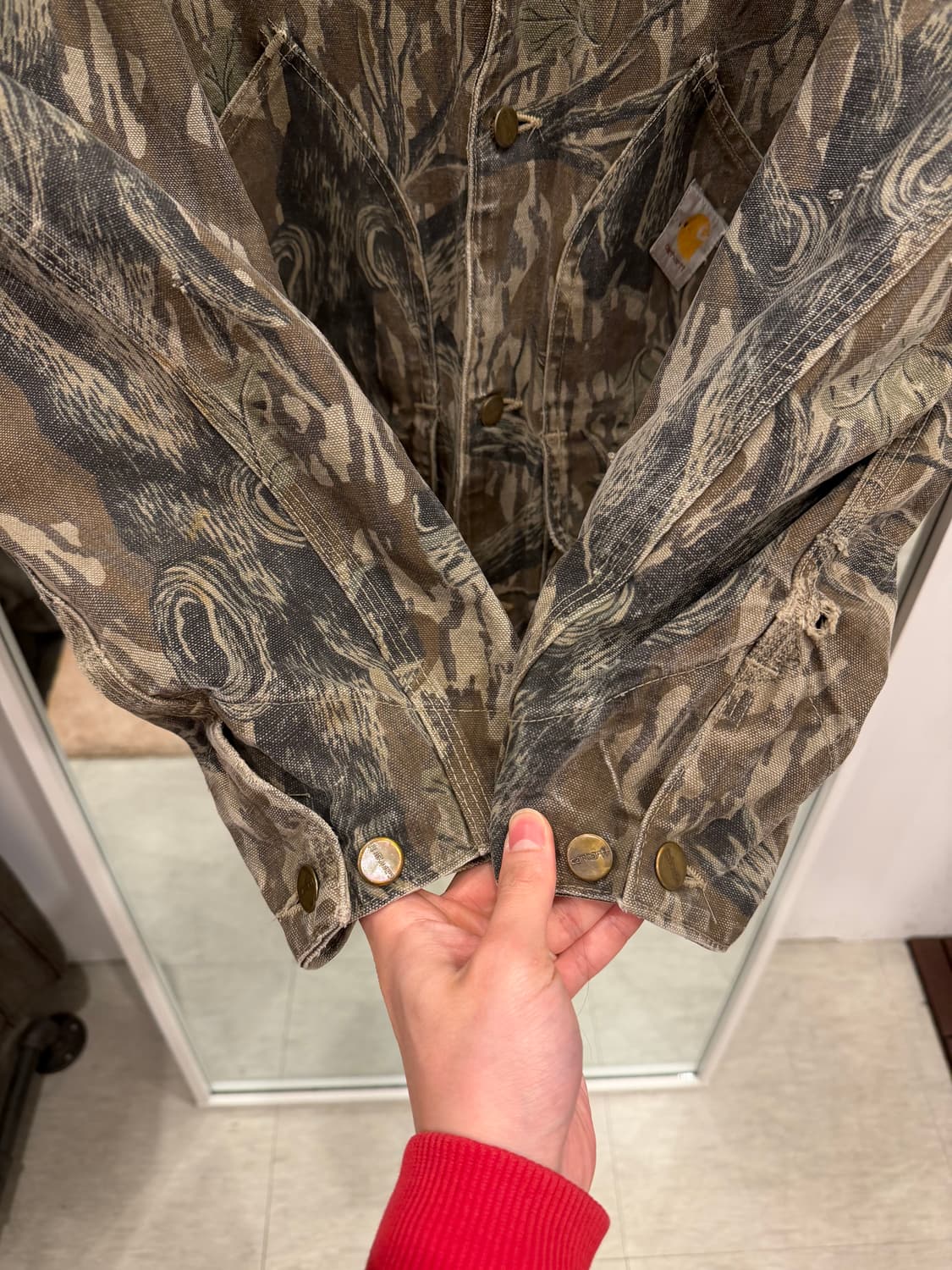 Carhartt 칼하트 리얼트리 카모 헌팅 자켓 상품이미지4