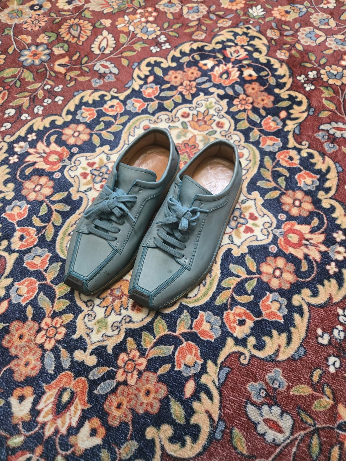 발리 BALLY 빈티지 치타 레더 스니커즈 (37.5) 상품이미지1