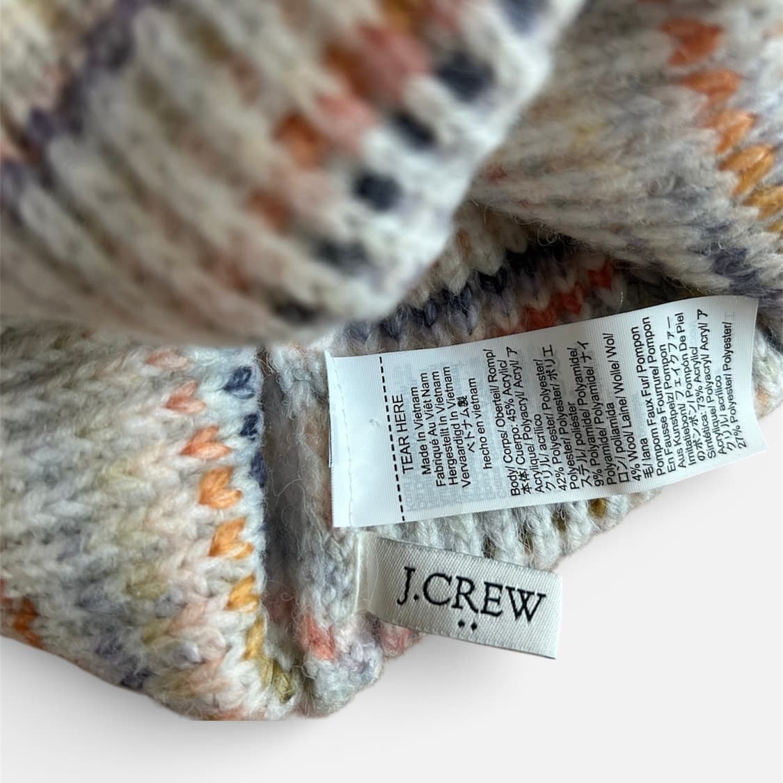 Jcrew 제이크루 빈티지 털비니 모자 상품이미지2