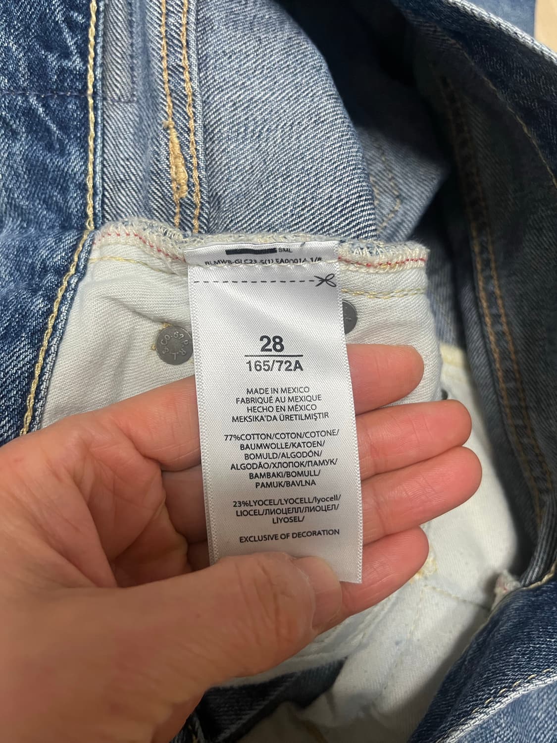 폴로 랄프로렌 청바지 28 상품이미지10