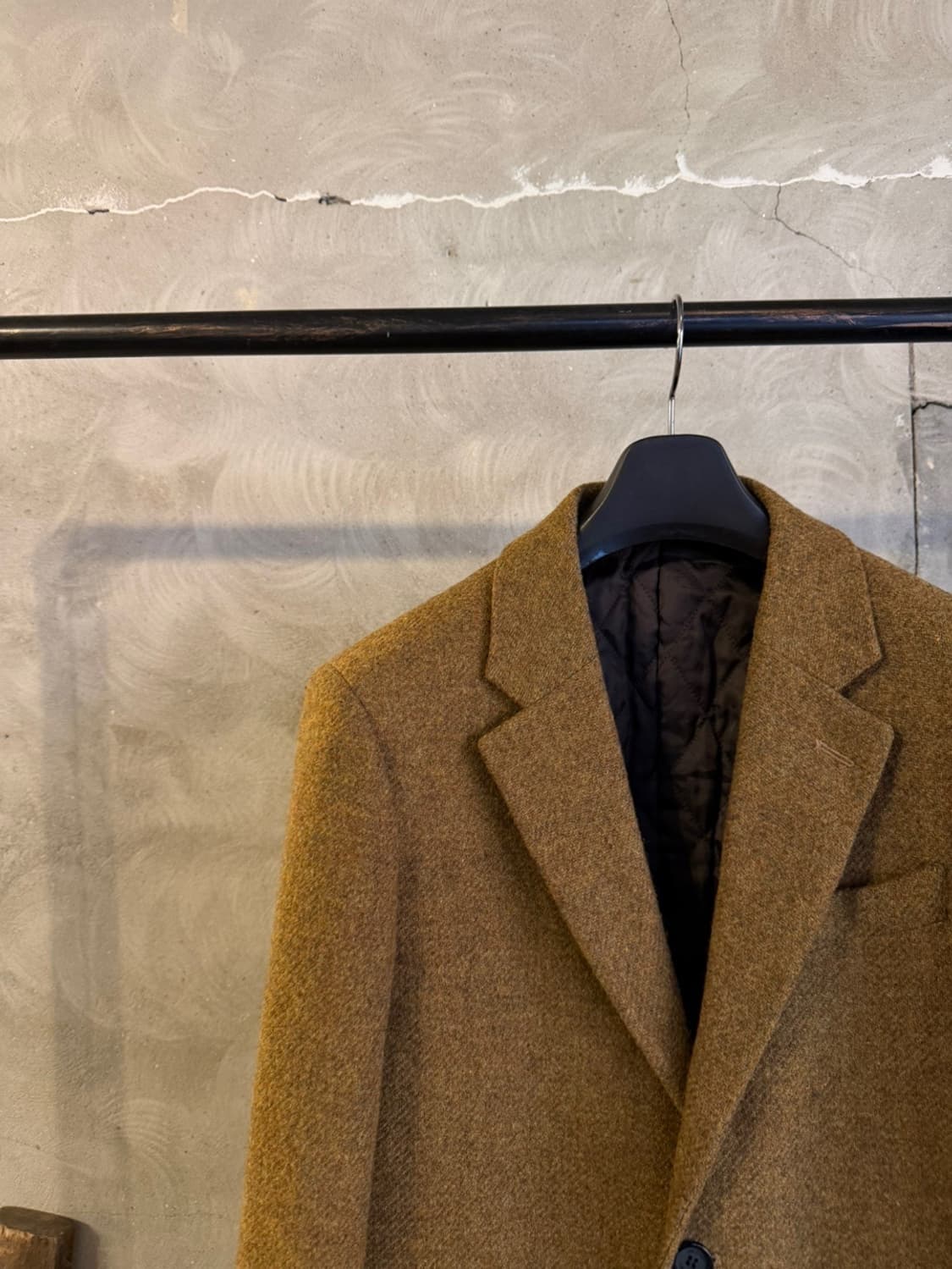 브루노 만토네 트위드 체스터필드 코트 100 상품이미지2