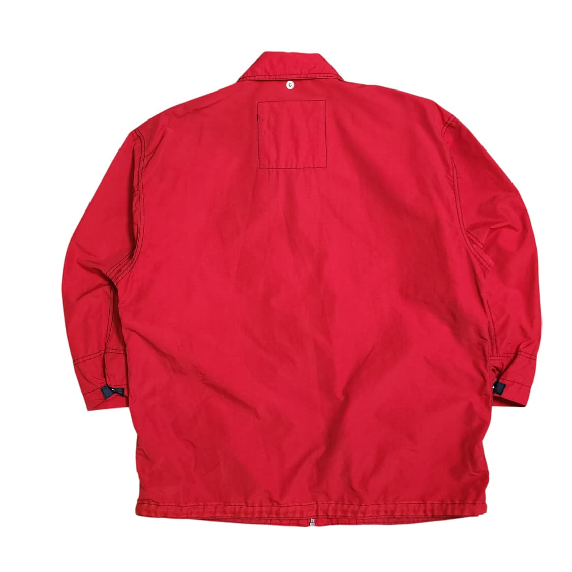 올드스쿨 레트로 레드 윈드 브레이커 바람막이 상품이미지4