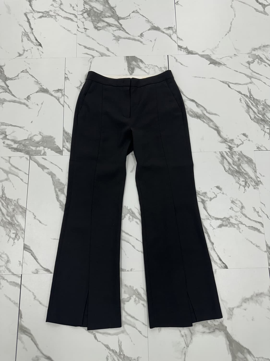 시스템 트임 와이드팬츠 상품이미지1