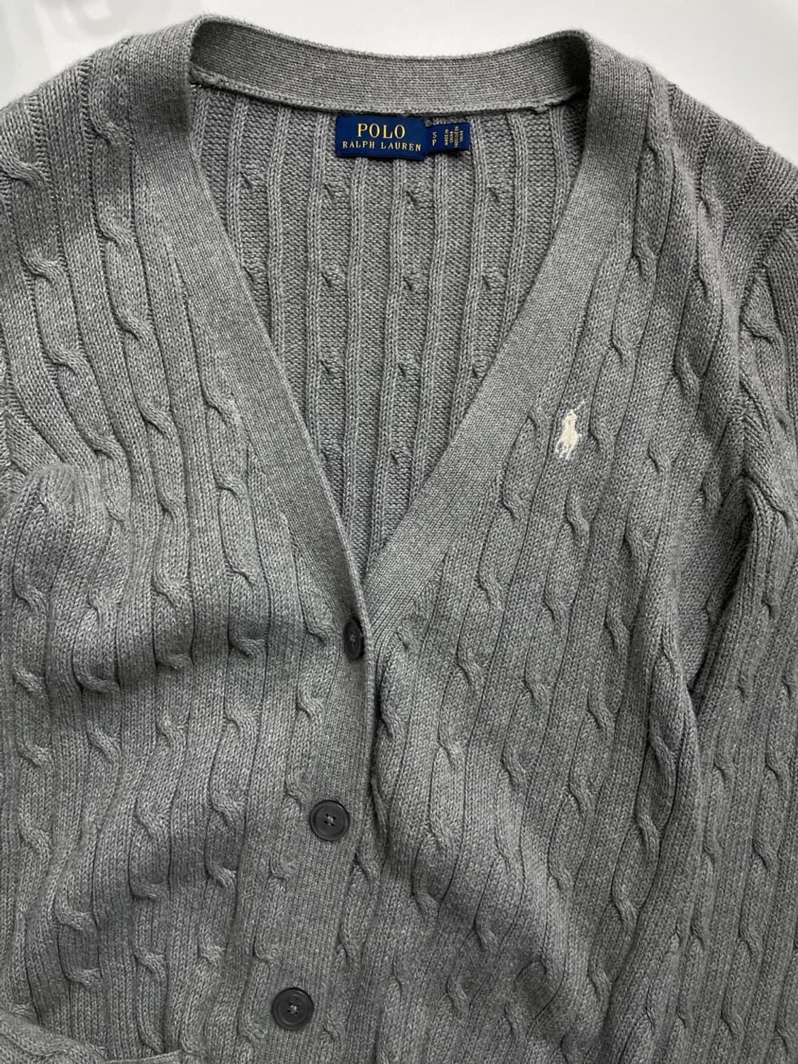 폴로 랄프로렌 케이블 가디건 상품이미지1