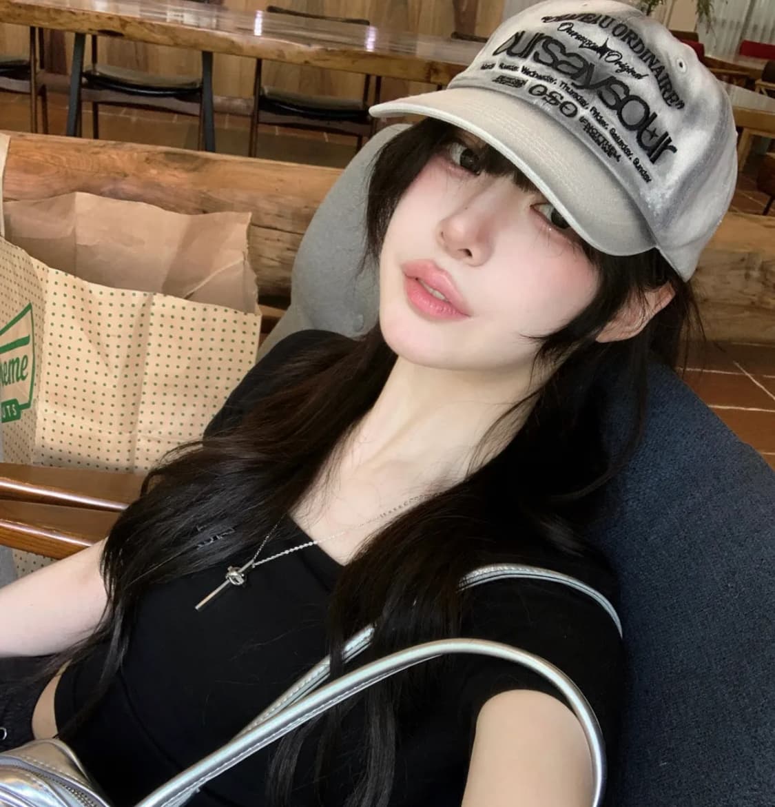 아워세이아워 볼캡 더티그레이 상품이미지2