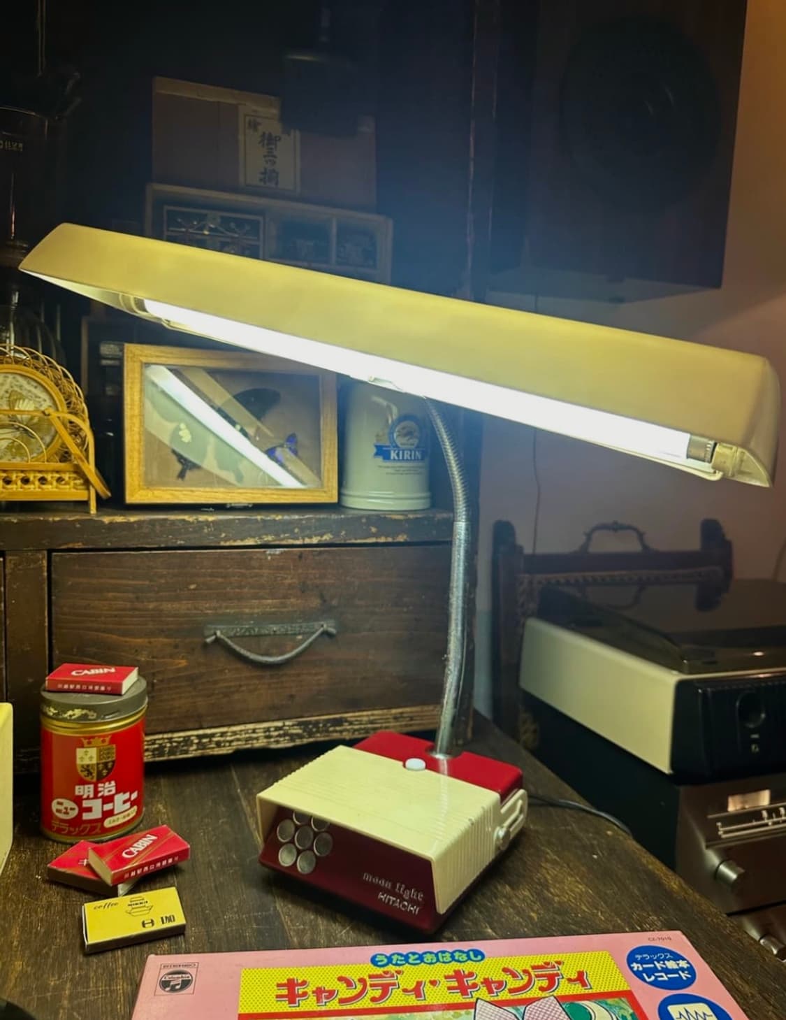 히타치 빈티지 탁상 스탠드 조명 상품이미지6