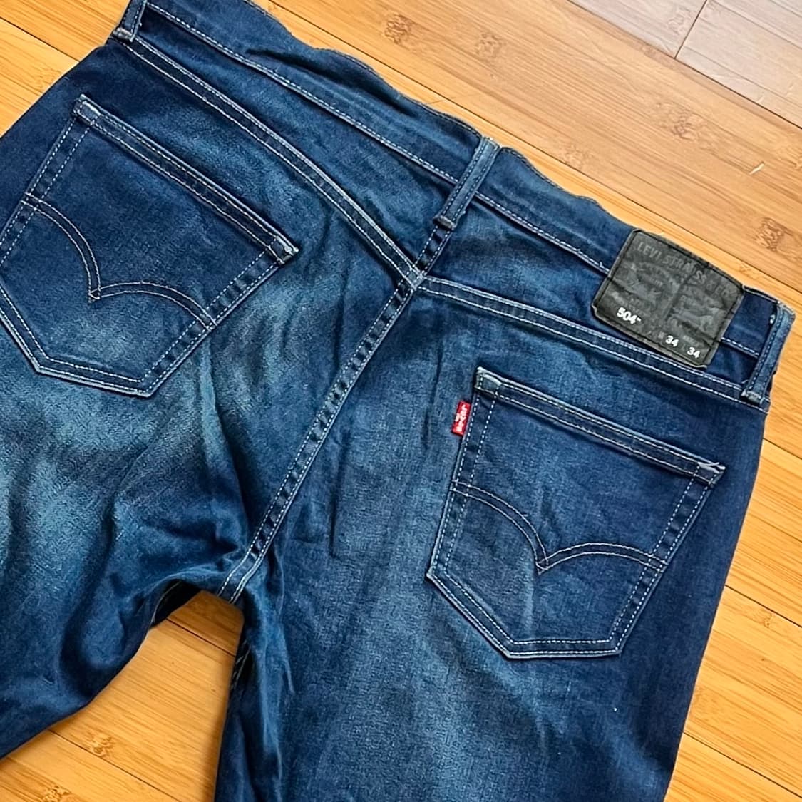 리바이스 504 데님팬츠 W34 L34 상품이미지4