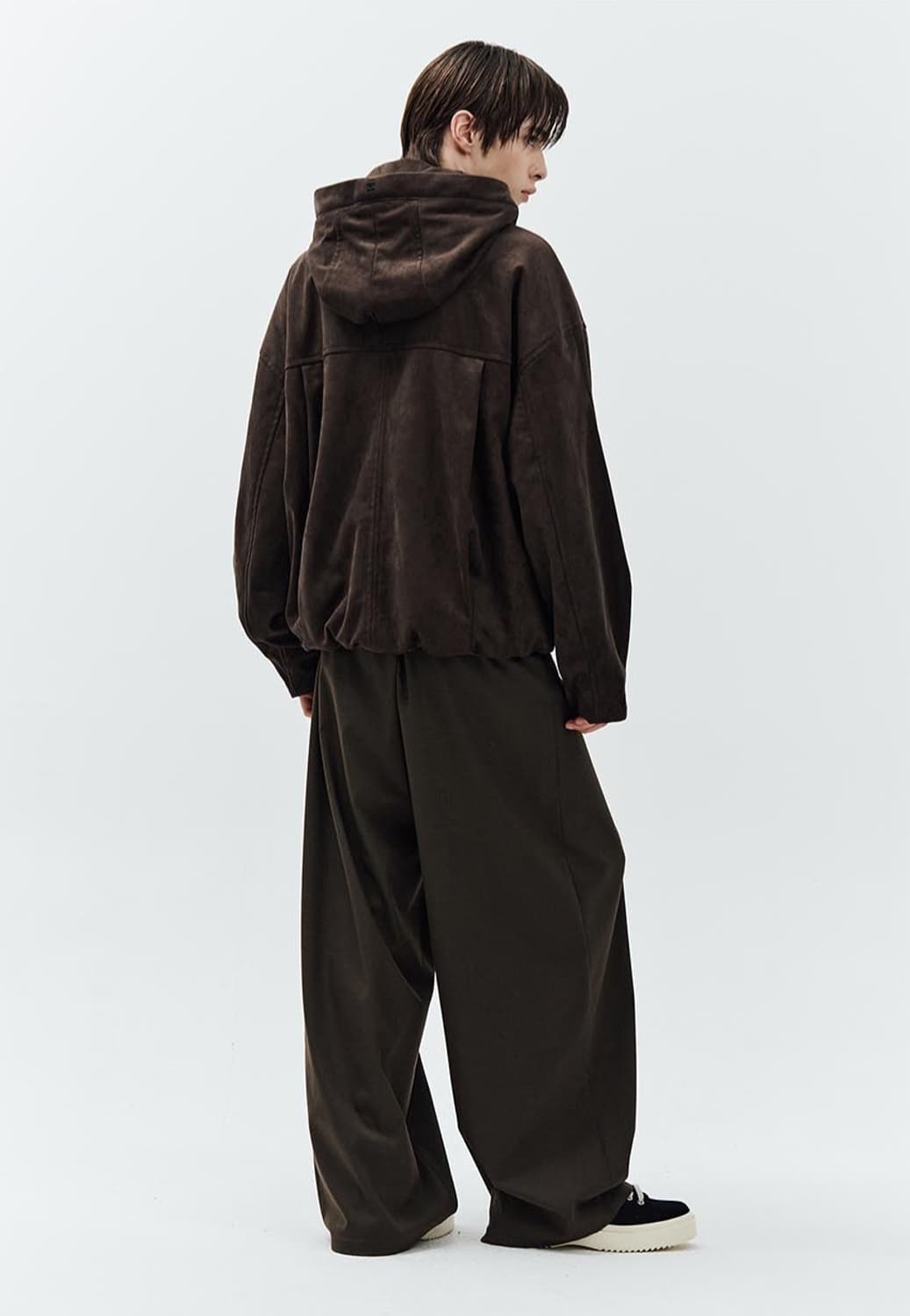 송지오 25FW 브라운 스웨이드 후드 점퍼 상품이미지7