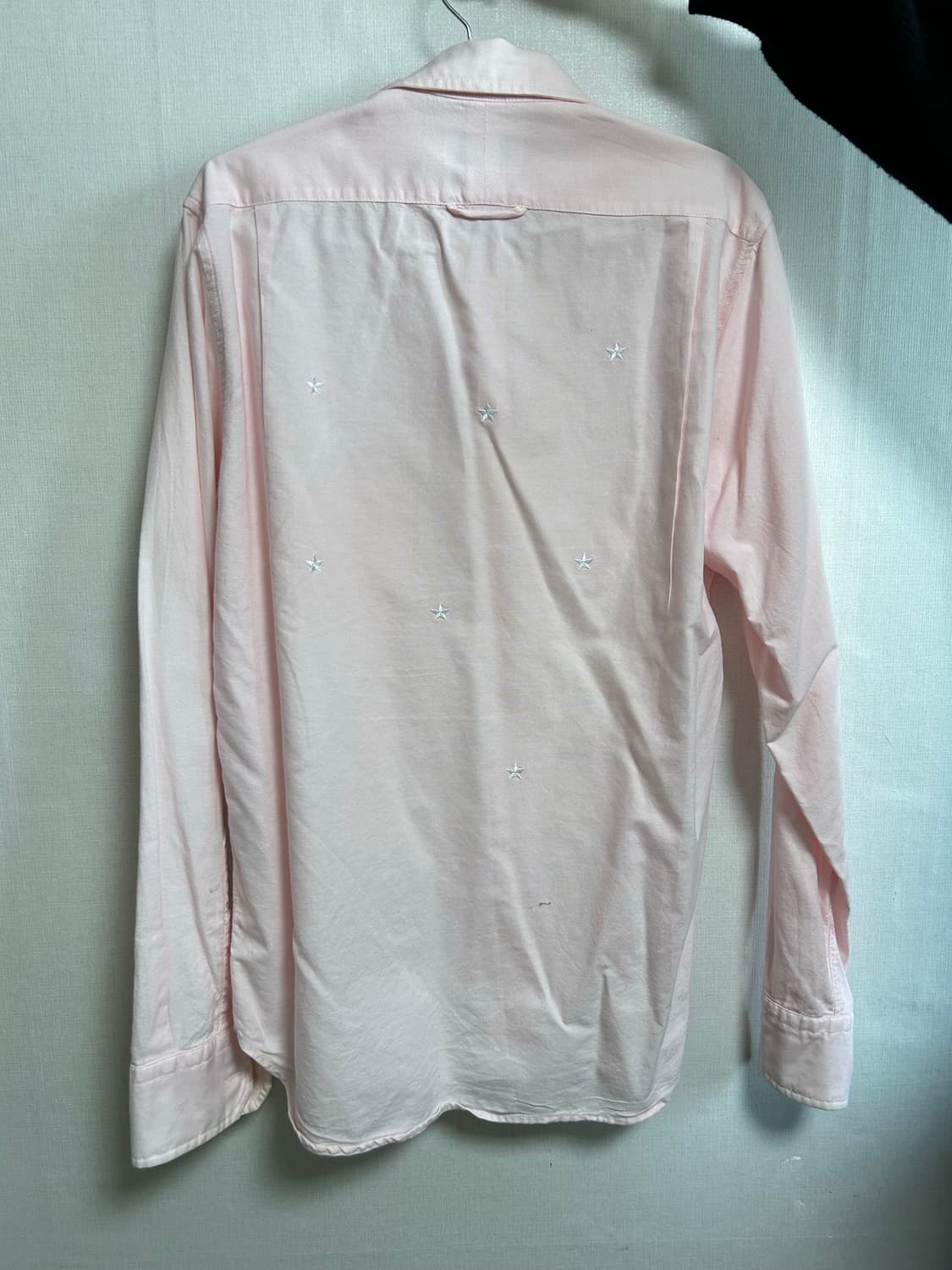 디에디터 THE EDITOR 핑크 별 패턴 셔츠 100사이즈 상품이미지2