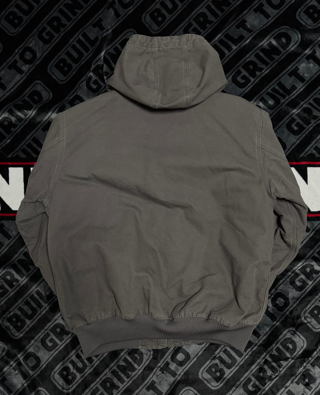 칼하트 루즈핏 워시드 덕 인슐레이트 액티브 자켓 J130 그레이블 상품이미지2