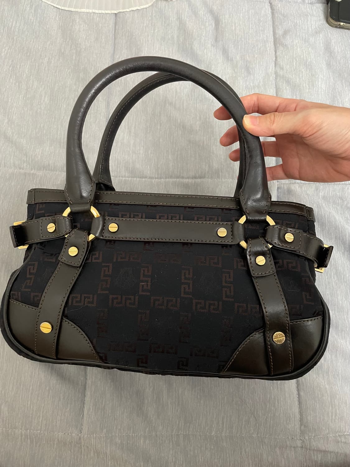 베르사체 Versace 메두사 패턴 토트백 y2k 상품이미지2