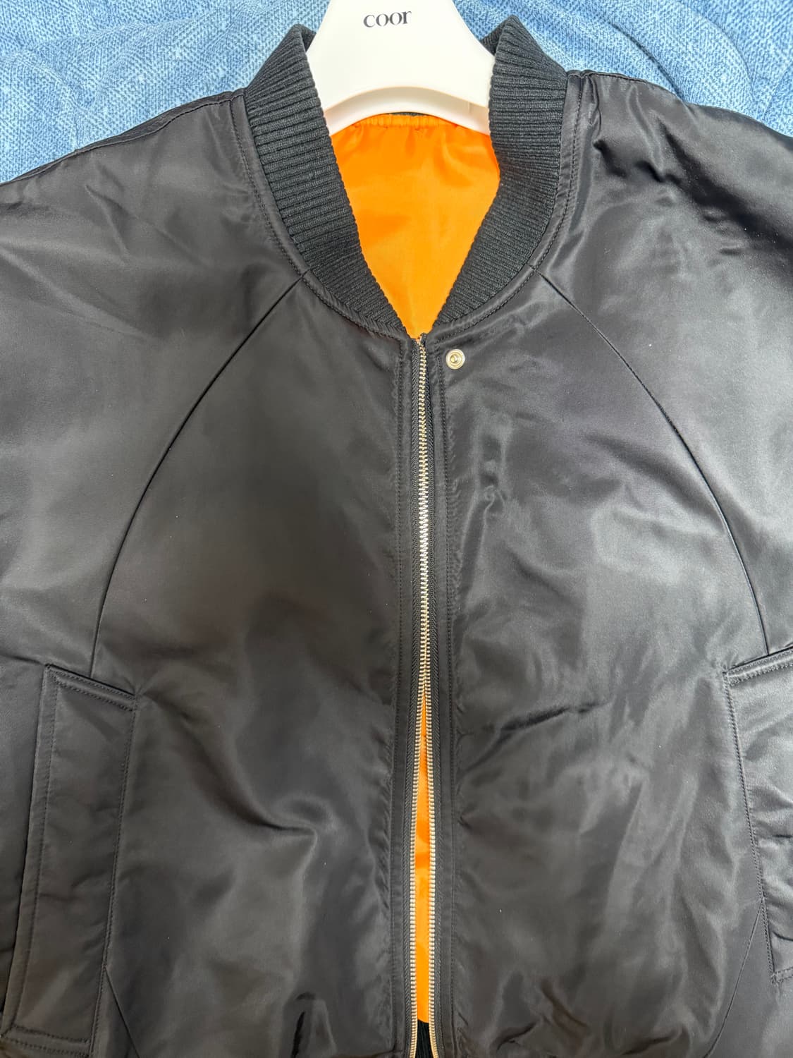 stu 라운드 숏 봄버 블랙 상품이미지2