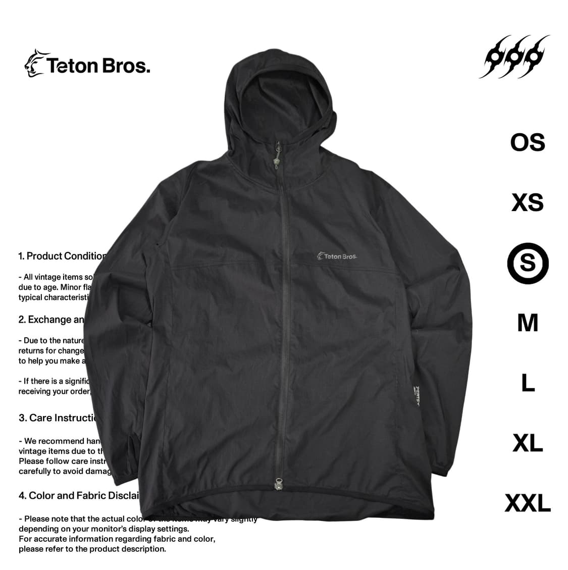 티톤브로스 퍼텍스퀸텀에어 S사이즈 바람막이 상품이미지1