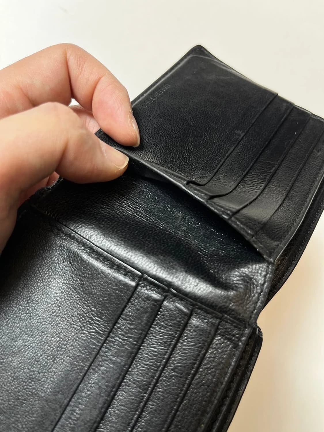 발렌시아가 캐시 스퀘어 반지갑 블랙 Q1344 상품이미지8