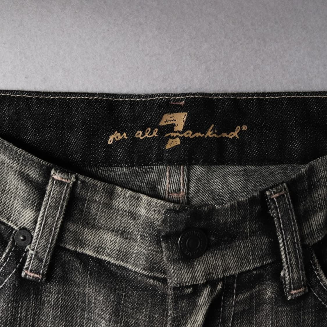 세븐포올맨카인드 빈티지 워싱 부츠컷 데님 팬츠 28 상품이미지6