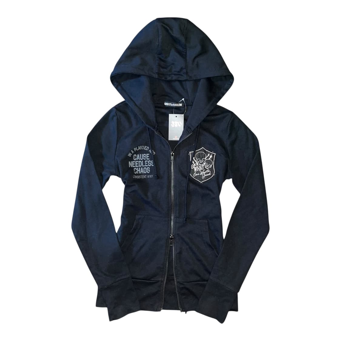 Ghost of Harlem 고스트오브할렘 후드집업 펑크갸루y2k 상품이미지1