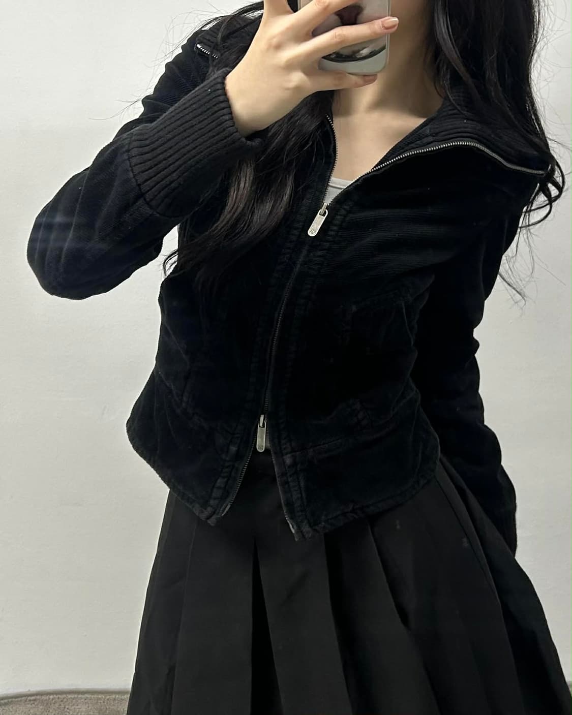 [S] 아르마니 익스체인지 코듀로이 퀄팅 하이넥 자켓 상품이미지4