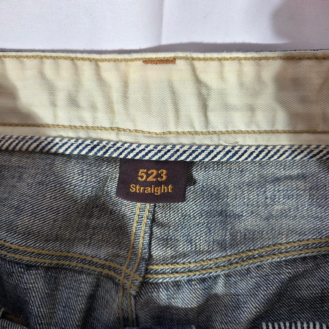 [W32L33]리바이스 523 스트레이트핏 데님팬츠 상품이미지4