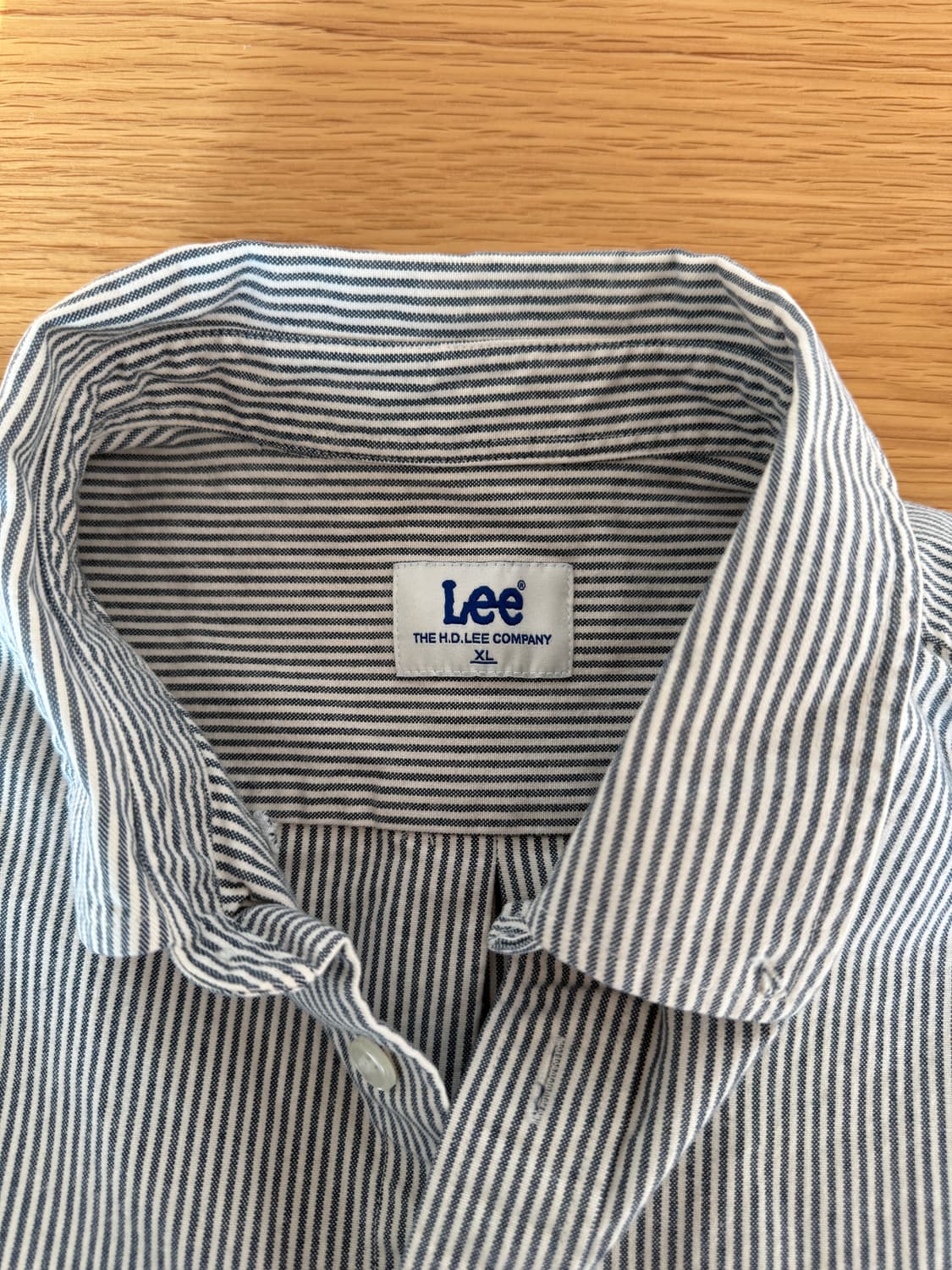 Lee 핀스트라이프 헤비코튼 셔츠 상품이미지8