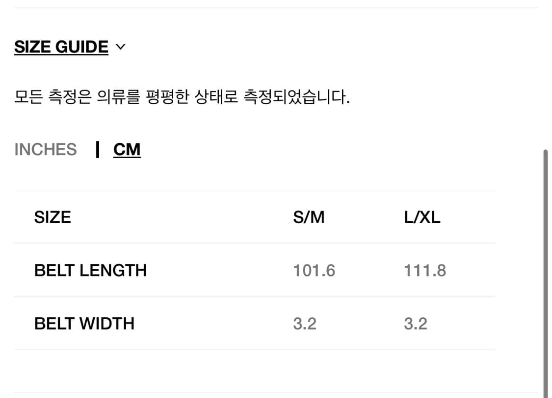 스투시 스터드 레더 벨트 본 화이트 L/XL 상품이미지7