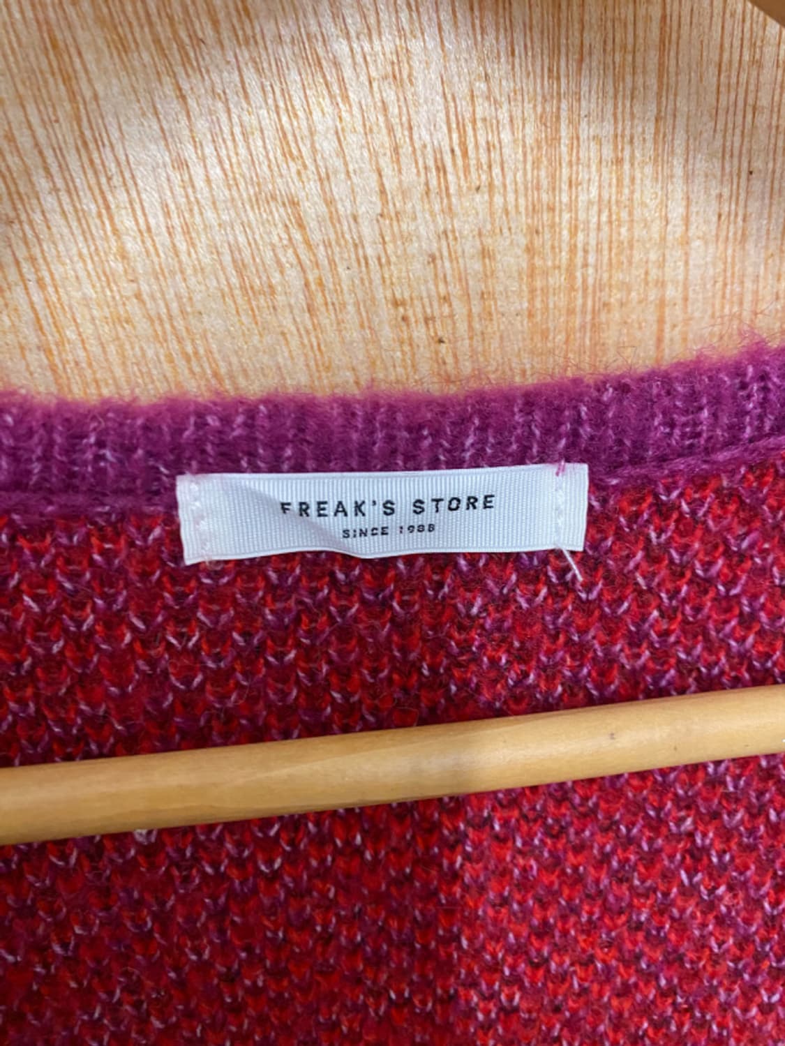 FREAK'S STORE argyle cardigan 헤어리 가디건 상품이미지9