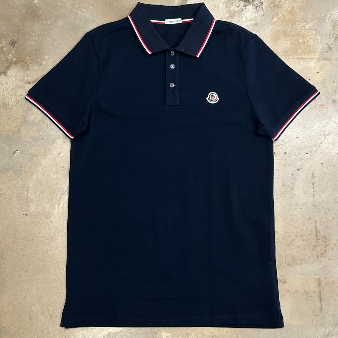 🫶🏻 몽클레어 Navy 카라 반팔티 🫶🏻 상품이미지1