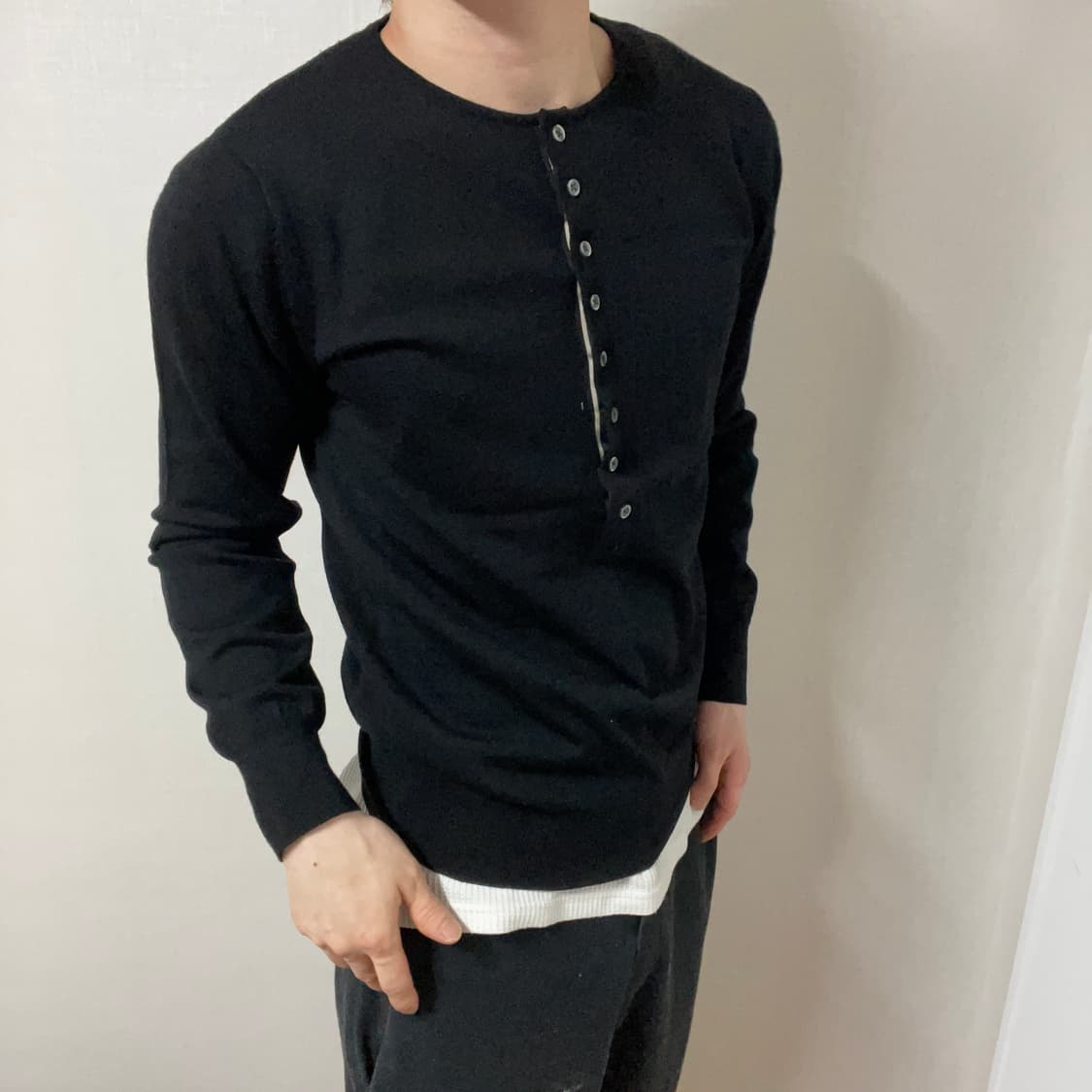 PAUL SMITH BLACK WOOL KNIT 상품이미지3