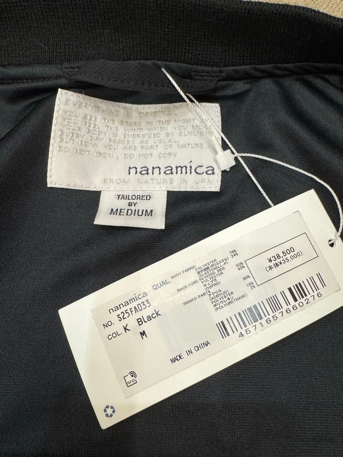 [M][100] 나나미카 알파드라이 필드 자켓 블랙 상품이미지7