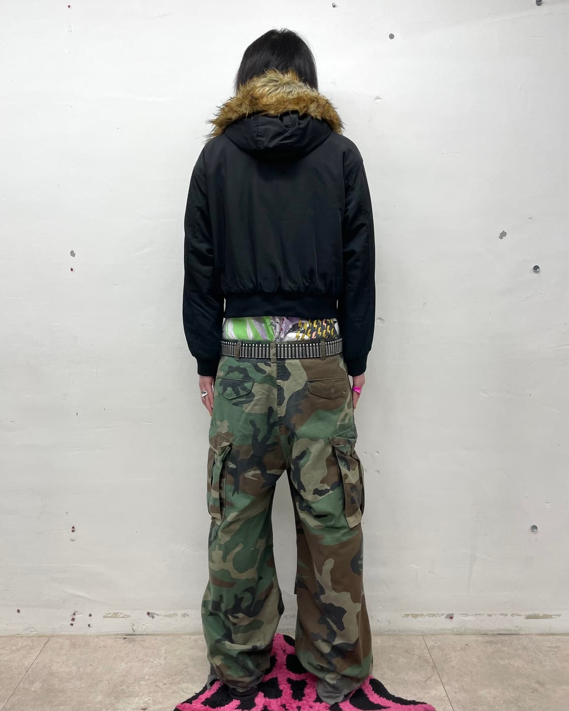 Big Hoodie Black Padded Jacket  상품이미지7