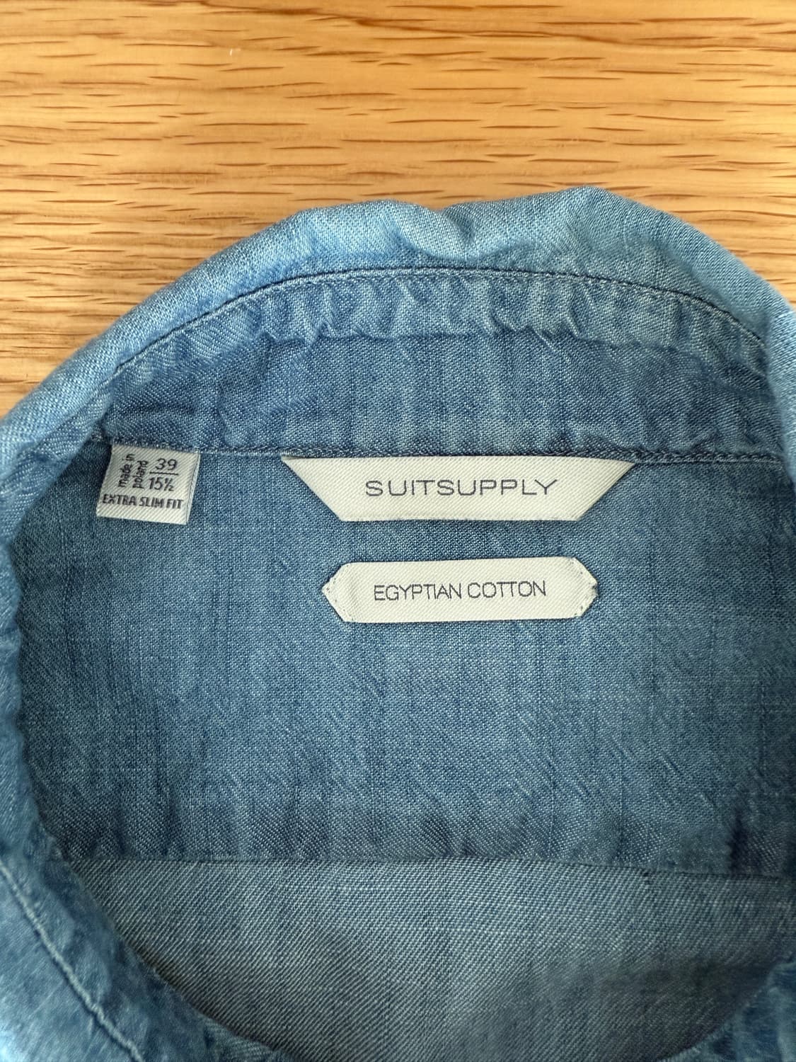 수트서플라이(SUITSUPPLY) 데님 셔츠 상품이미지7