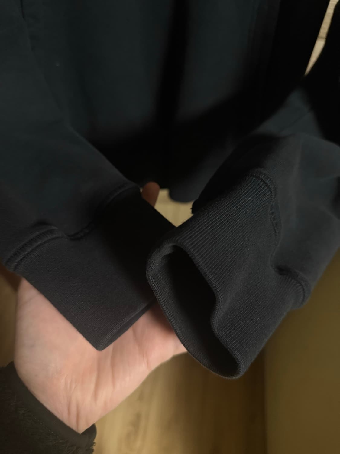 스톤아일랜드 와펜 패치 후드티 블랙 M 상품이미지6