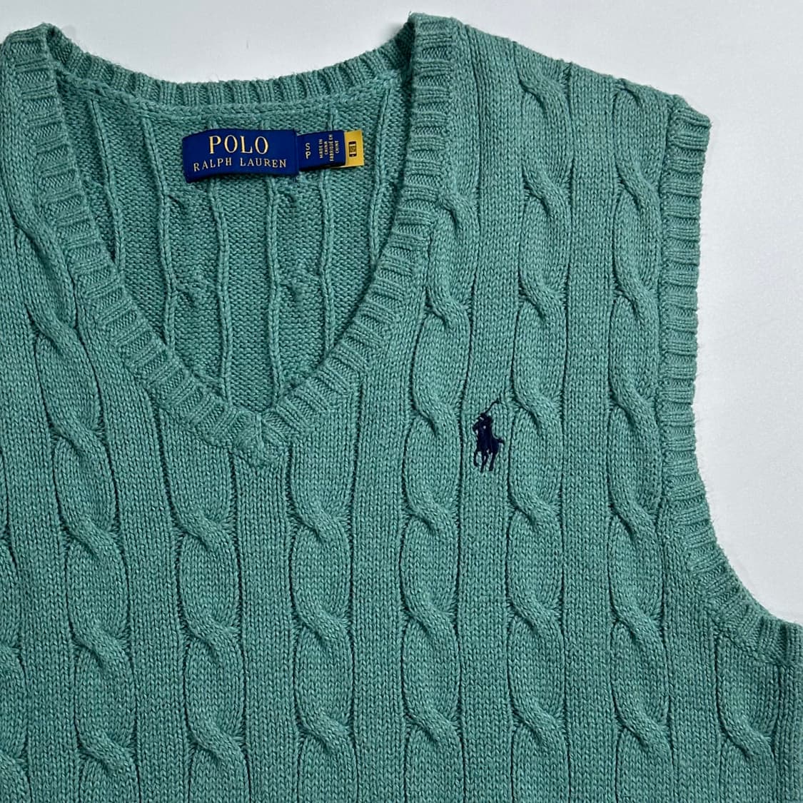 폴로 랄프로렌 케이블 니트 조끼   상품이미지3