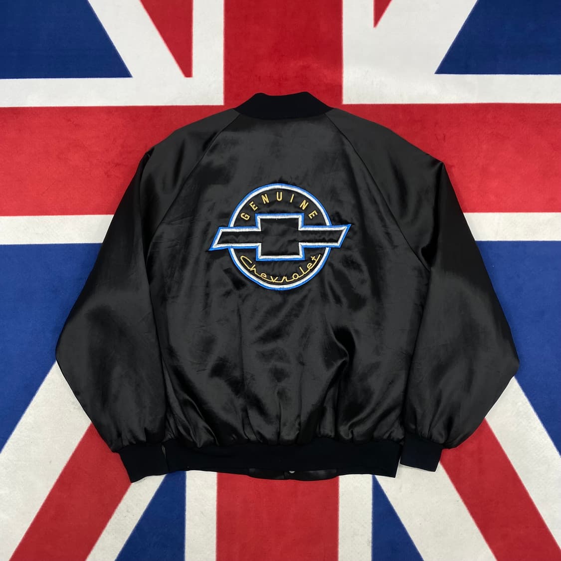 90s USA 쉐보레 세틴자켓 XL  상품이미지5