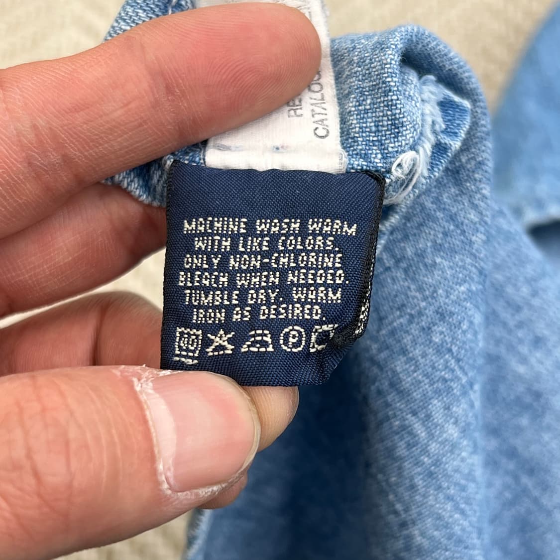 에디바우어 자수 데님 셔츠 r3351 상품이미지8