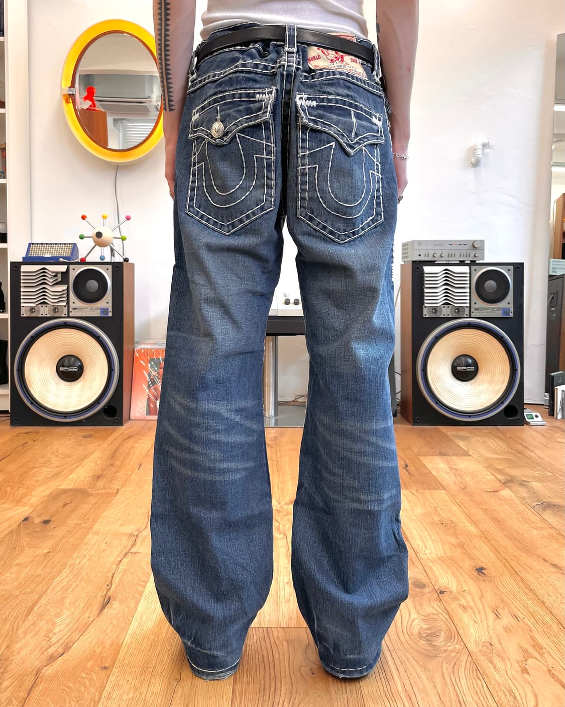 [34] 트루릴리전 부츠컷 데님 팬츠 상품이미지3