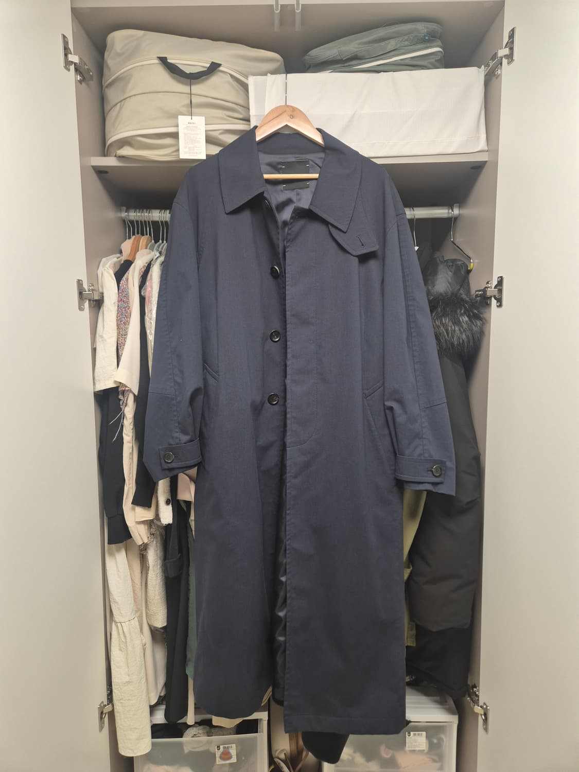 일꼬르소 트랜치코트 네이비 L 105 상품이미지1