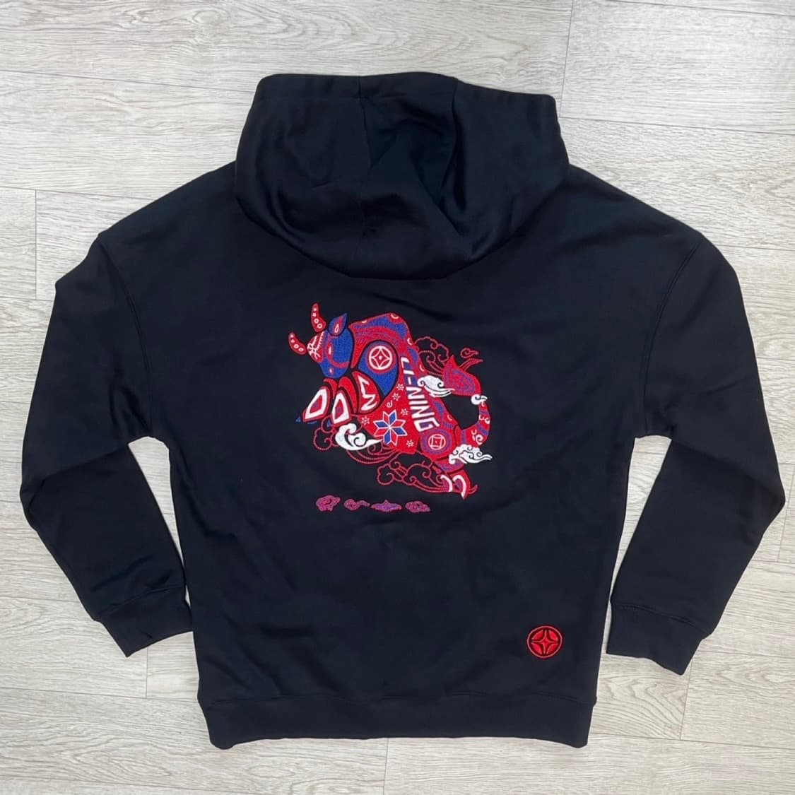 [LI-NING] 리닝 스포츠 후드티 블랙 (S) 상품이미지1