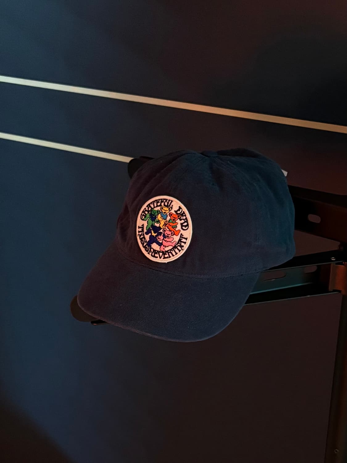 디스이즈네버댓 x 그레이트풀 데드 라이트닝 패치 옥스포드 캡 네이비 상품이미지1