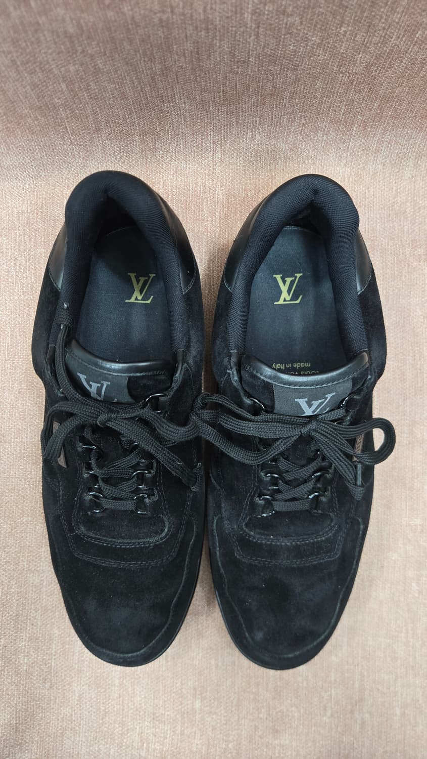 루이비통 275mm-  블랙 스웨이드 스니커즈 상품이미지2