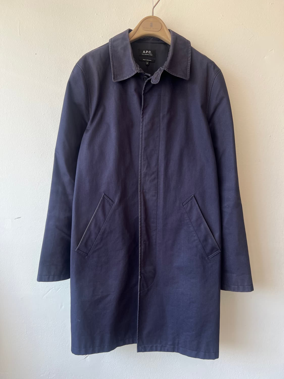아페쎄 APC 남성 네이비 발마칸코트 간절기맥코트  상품이미지2