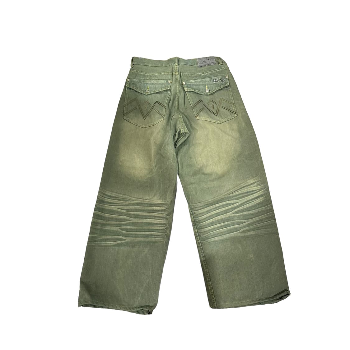 green wide pants 상품이미지4