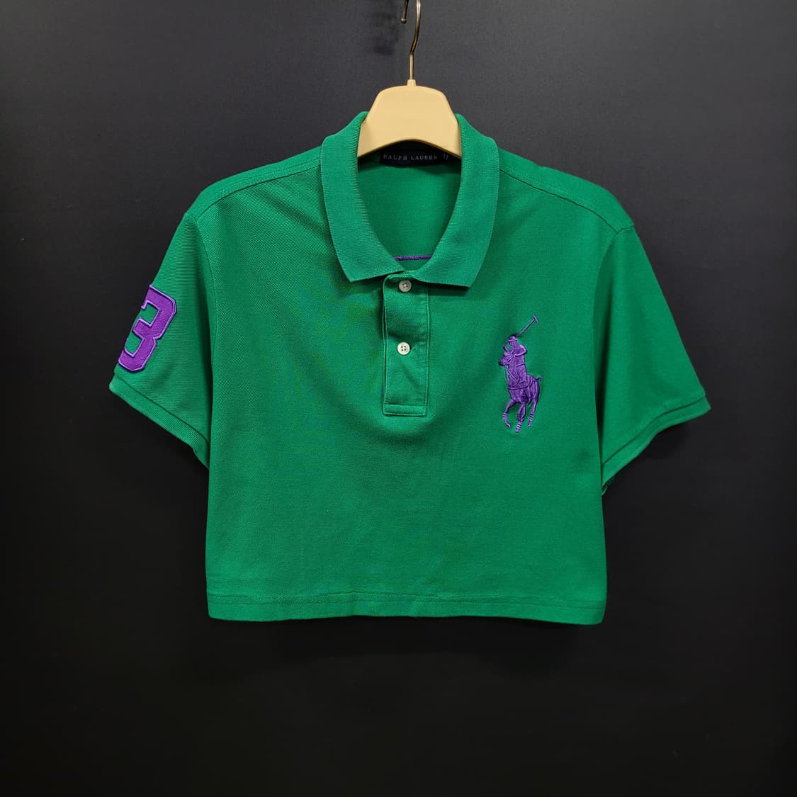 Ralph Lauren 랄프로렌 빅포니 자수로고 리폼 크롭 셔츠  상품이미지1