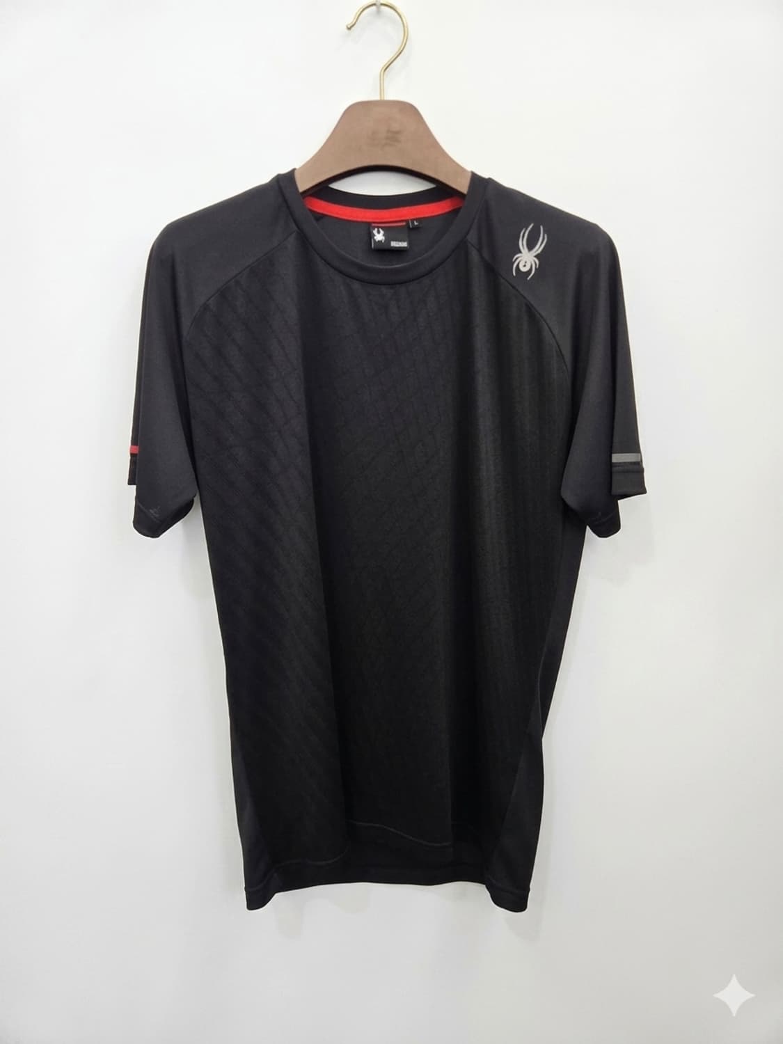 100,L )) SPYDER 스파이더 반팔티셔츠! 블랙 색상~ 상품이미지1