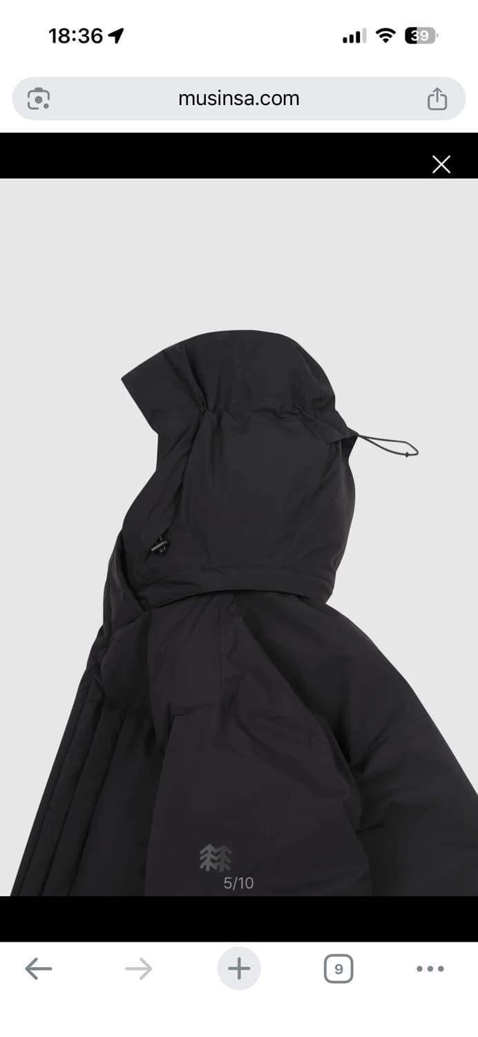 코오롱 남성 롱 헤비 다운 패딩 상품이미지4