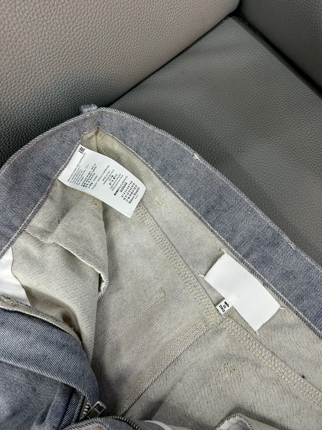 메종마르지엘라 하이 라이즈 스트레이트 레그 청바지(38) 상품이미지9