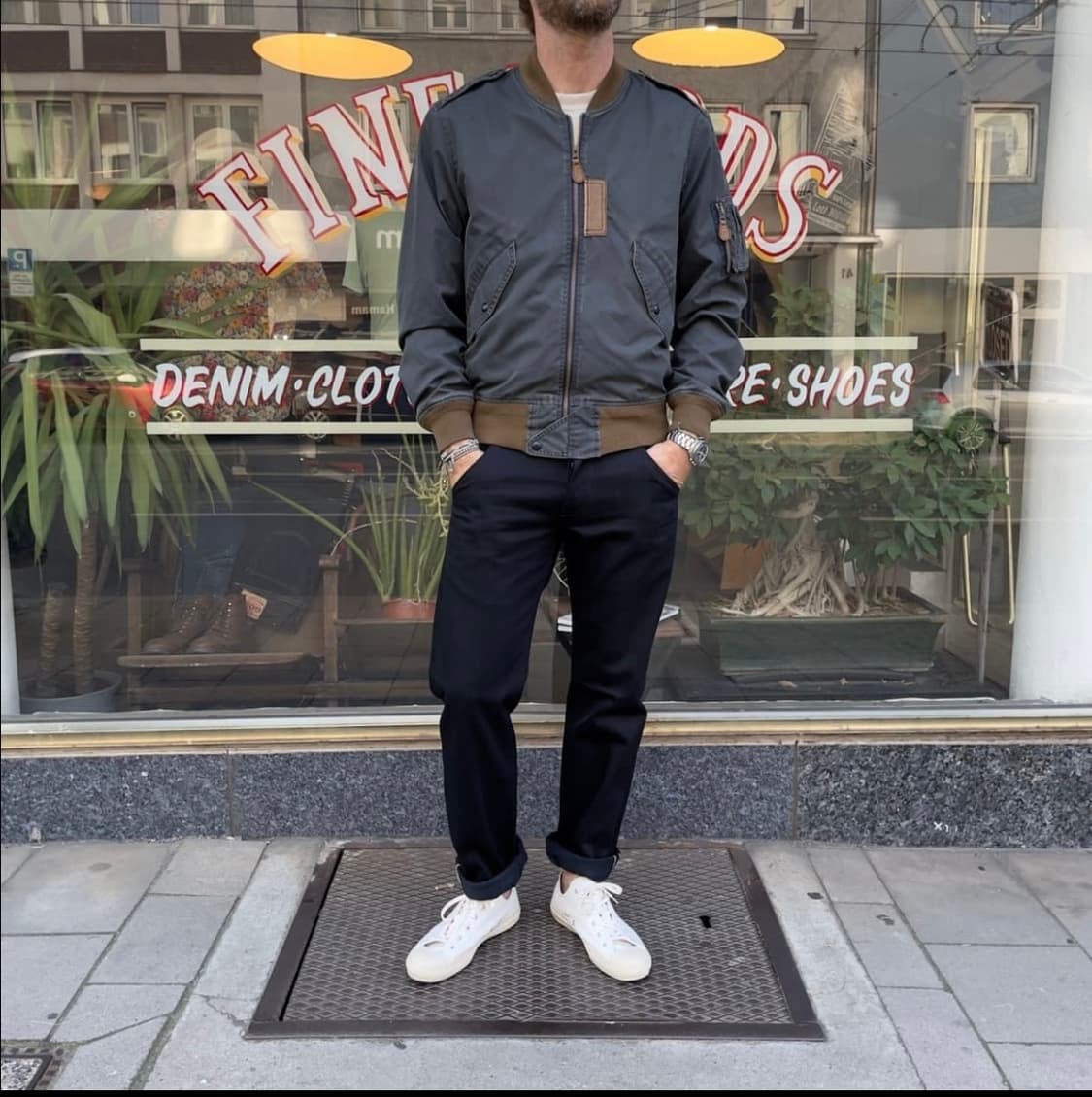 더블알엘 ma-1 자켓 S  상품이미지7